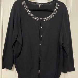 Cable & Gauge black cardigan
